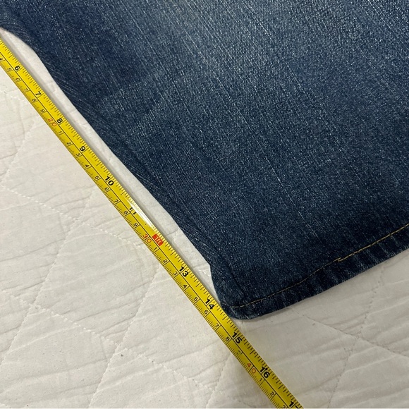 Vintage Phat Farm Denim Jean Shorts Men's 44x15.5 Baggy Embroidered Y2K Hip Hop - Picture 8 of 8